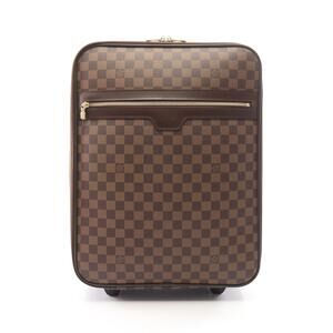 Louis Vuitton Pegase Carry On Bag Canvas Leather Damier Carry On Suitcase Brown
